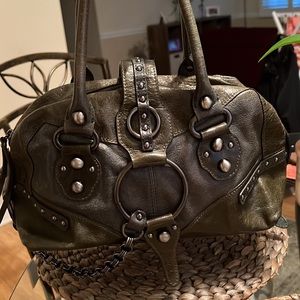Guess Olive Green leather bag